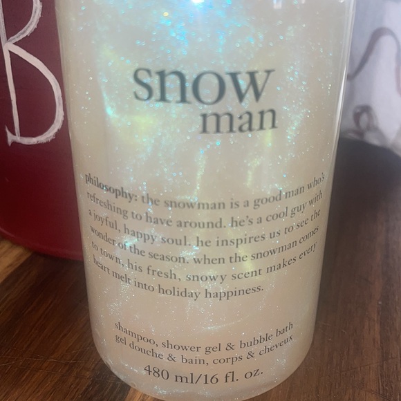 Philosophy Snow man Shampoo, Shower Gel & Bubble Bath, 16 oz. - Picture 3 of 3